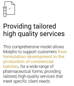 Morpho CDMO 4 Pillars Mobile image 3.